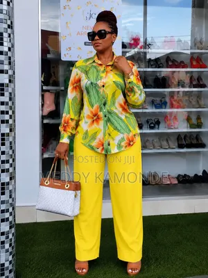 Yellow Trouser Suit