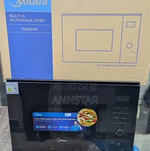 Midea 25L 900W Built in Microwave Oven AG925BVE-BK
