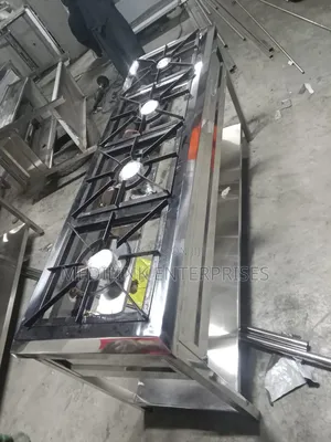 Gilpin Modern Stainless 4-Burner Cooker