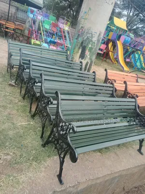 Ulundi Outdoor Home /Waiting Bay Metallic Benches