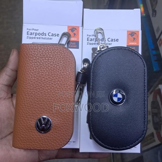 Stylish PU Leather Car Key Cover Case - thumbnail 2