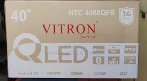 *Vitron 40" QLED Smart Android Frameless With Bluetooth