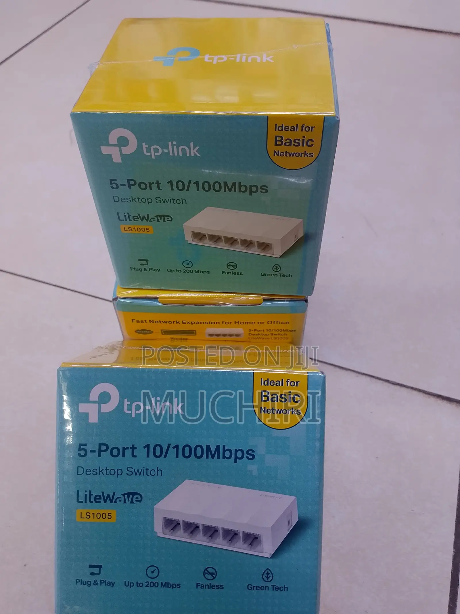 TP-Link LS1005 Compact 5-Port Ethernet Switch 10/100Mbps