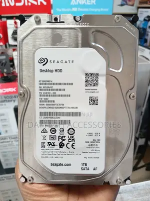 This Is a Seagate Desktop HDD With a 1TB Capacity.