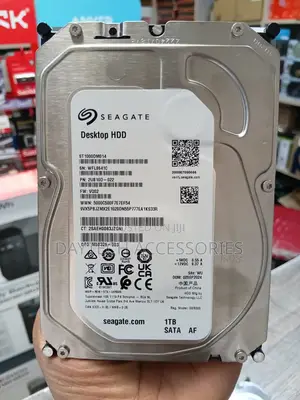 This Is a Seagate Desktop HDD With a 1TB Capacity.