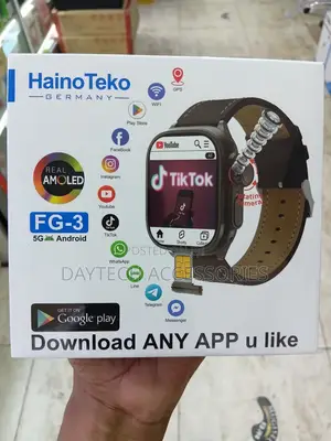 HainoTeko Germany FG-3 Android Smartwatch With AMOLED Display.