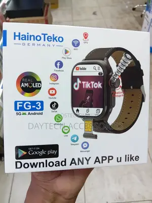 Haino Teko Fg-3 5G Android Smart Watch Sim Card Support.