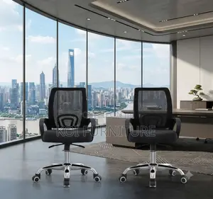 Office Chairs; Mid Backrest Ergonomic 360 Swivel Office Seat