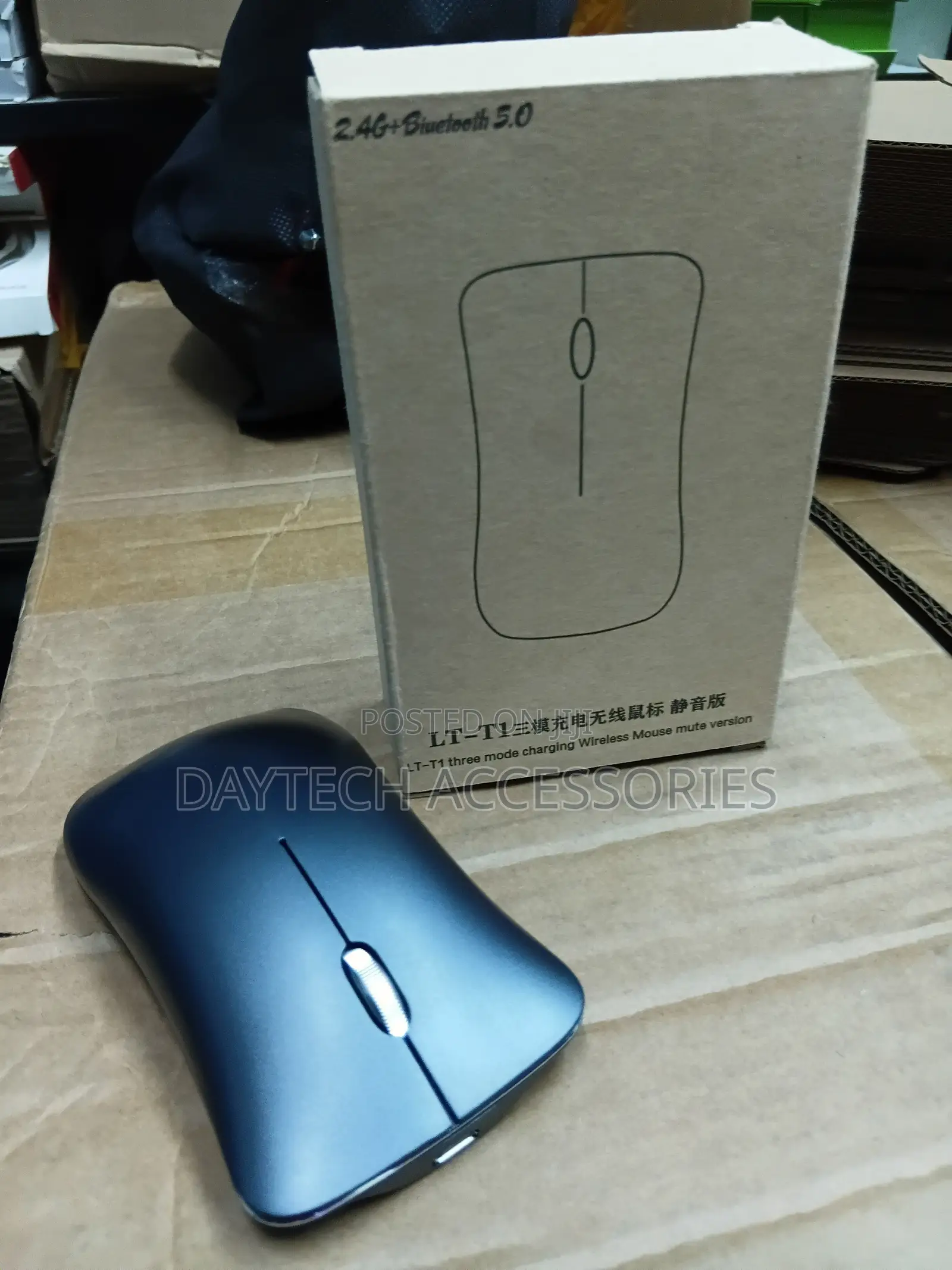 This Is a LT-T1 Model Rechargeable Wireless Mouse.