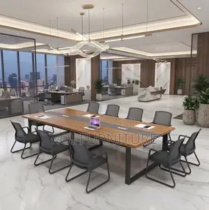 Boardroom Table; 2.4 M Office Setting Boardroom Table