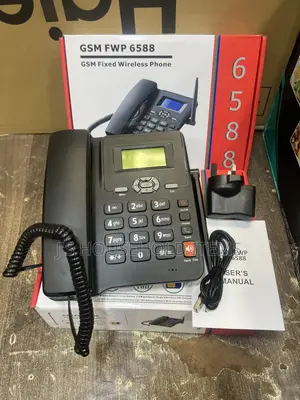 6588 GSM Fixed Wireless Phone With SIM Card Slot