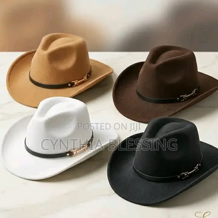Woolen Cowboy Hats With Belt