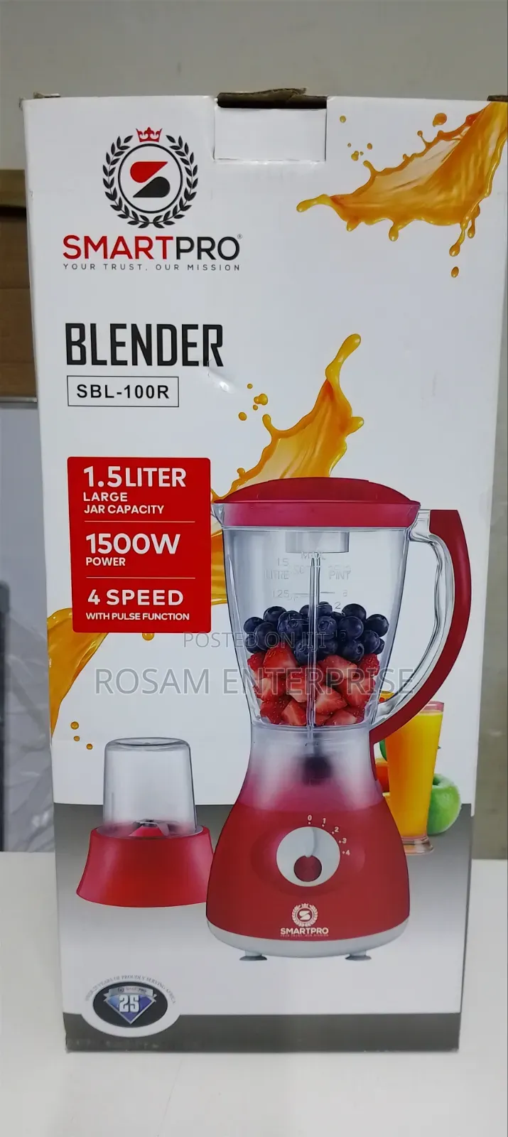 Smartpro SBL 100R Electric Blender