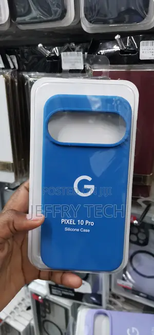 Blue Google Pixel 10 Pro Silicone Case Soft-Touch Matte Finish