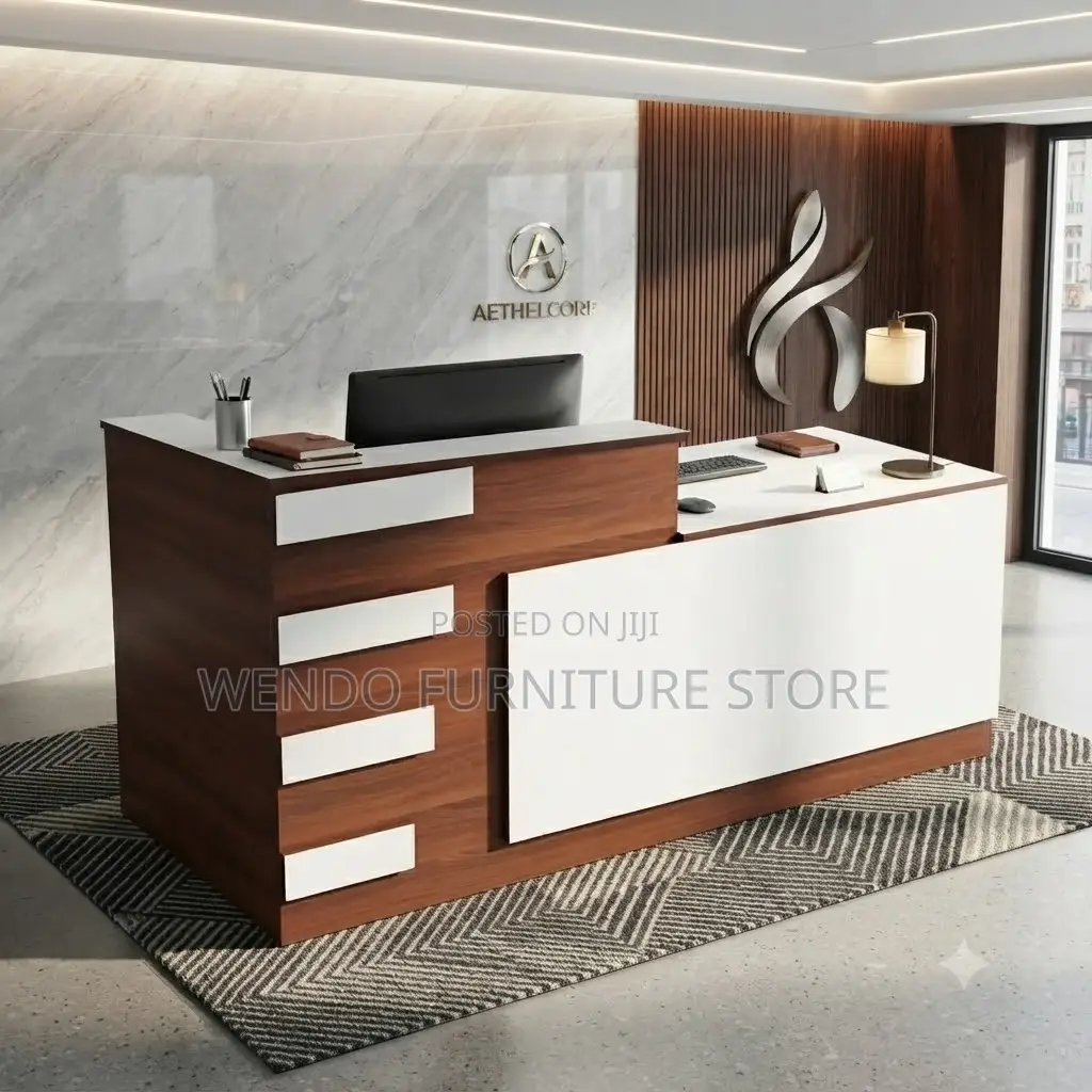 Reception Desk; 1.6 Meters Reception Front Modern Desks