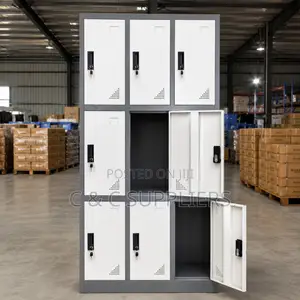 9 Door Storage Staff Locker Cabinet.