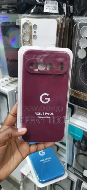 Google Pixel 9 Pro XL, Featuring the Google "G" Logo Maroon Cover