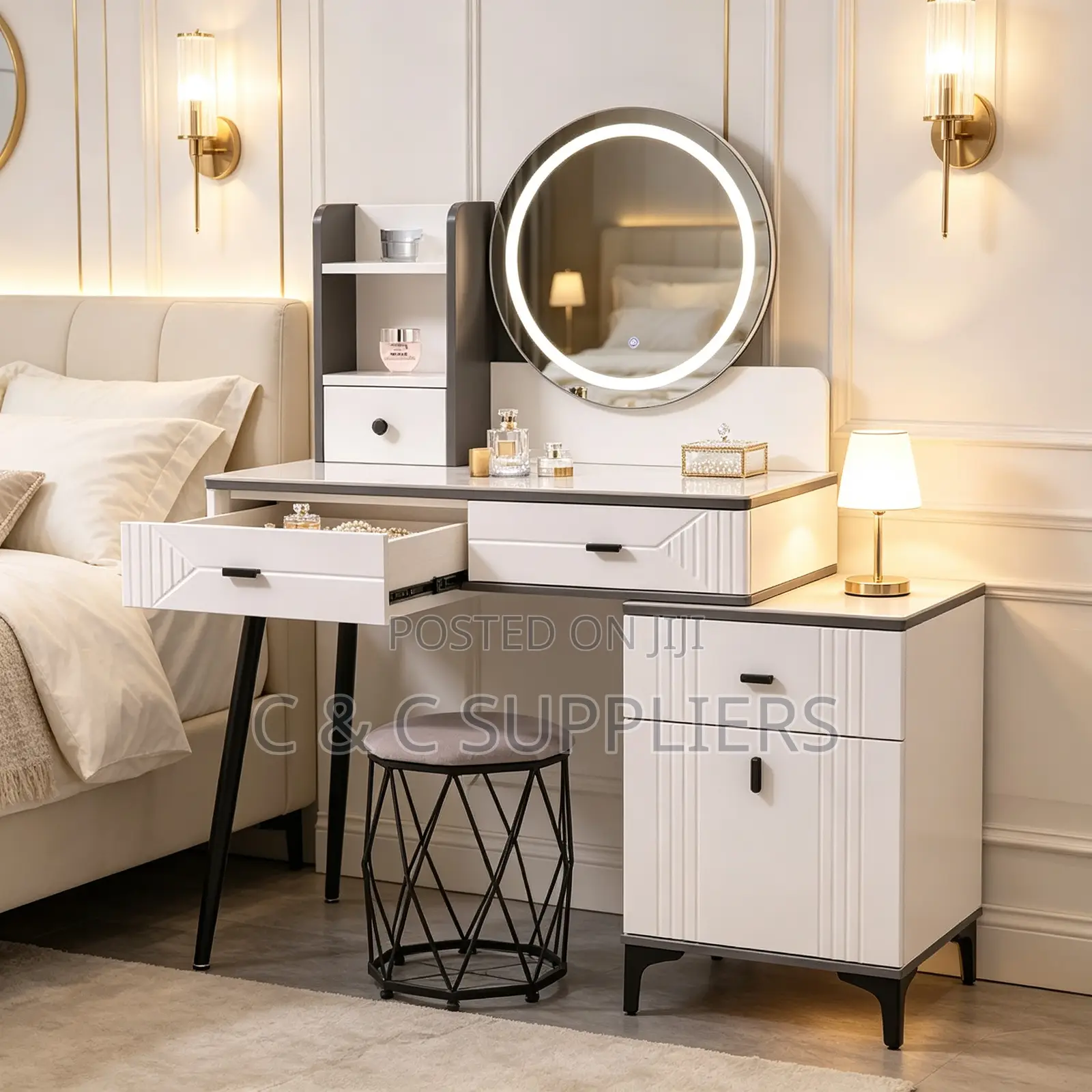 Bedroom Make Up Table With Drawers