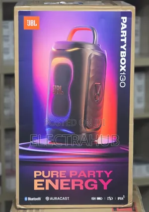 JBL PARTYBOX 130 Portable Speaker Brand New Sealed