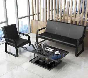Office Waiting Sofa : 5-Seater Reception Sofa