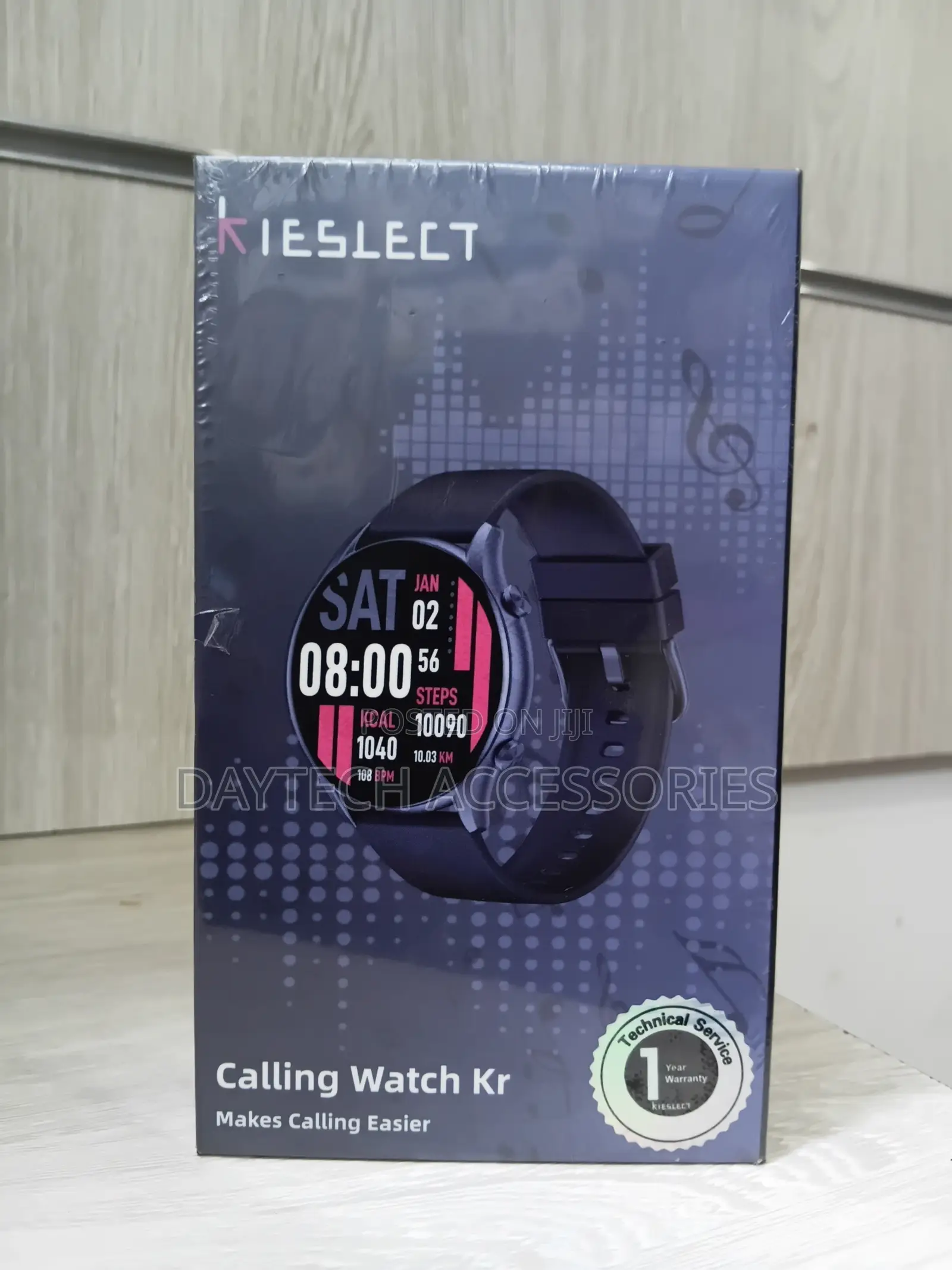Kieslect KR Calling Smart Watch - Black