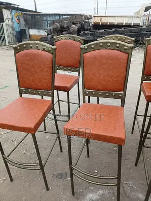 High Restaurant Chairs (Powder Coated)