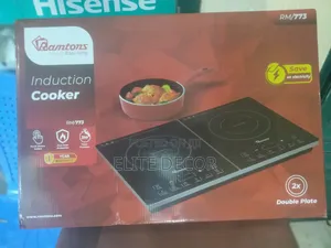 Ramtons RM/773 Double Plate Induction Cooker – Energy-Efficient Touch