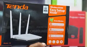 Tenda F3 N300 Broadband Wireless Router 3 X 5dBi Antennas