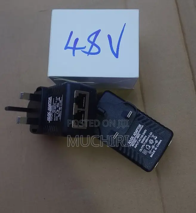 48V Power Over Ethernet PoE Injector for Networking Devices