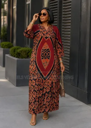 African Embroidered Long Dresses(Batik)