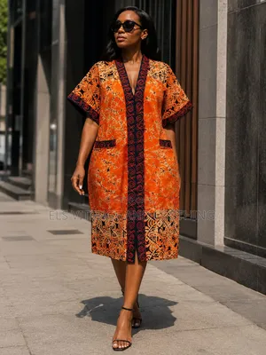 African Embroidered Long Dresses(Batik)