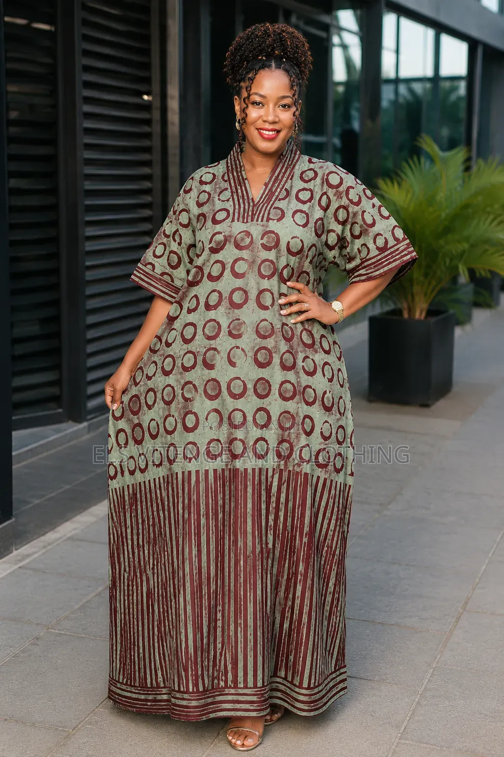 African Embroidered Long Dresses(Batik)