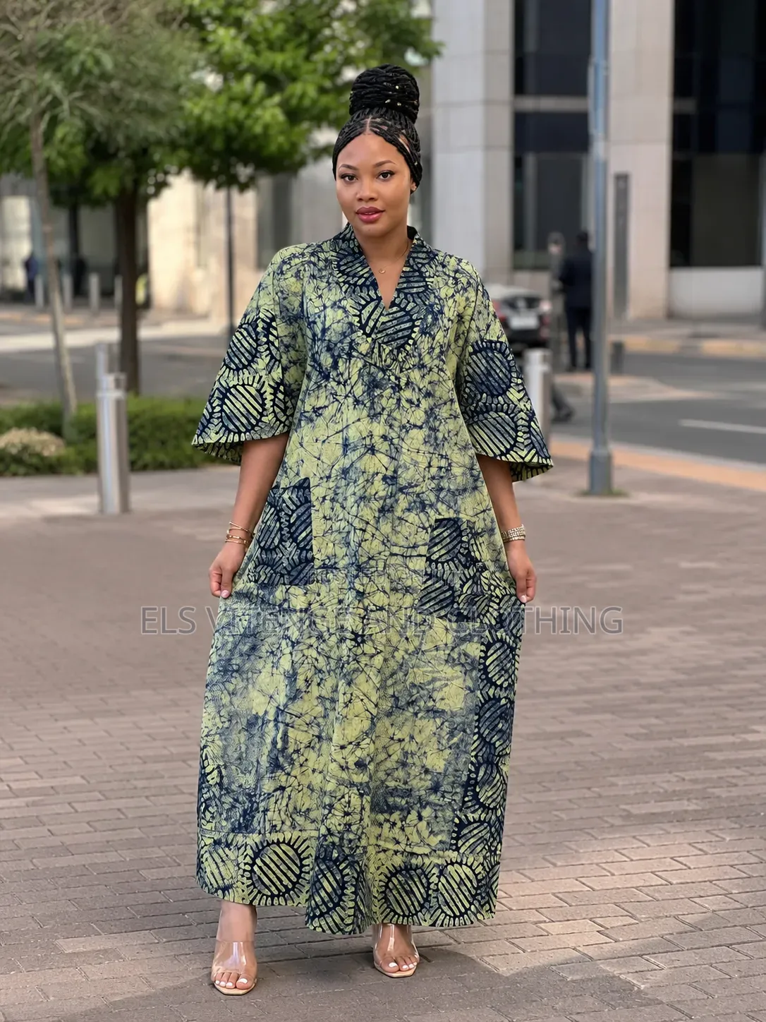 African Embroidered Long Dresses(Batik)