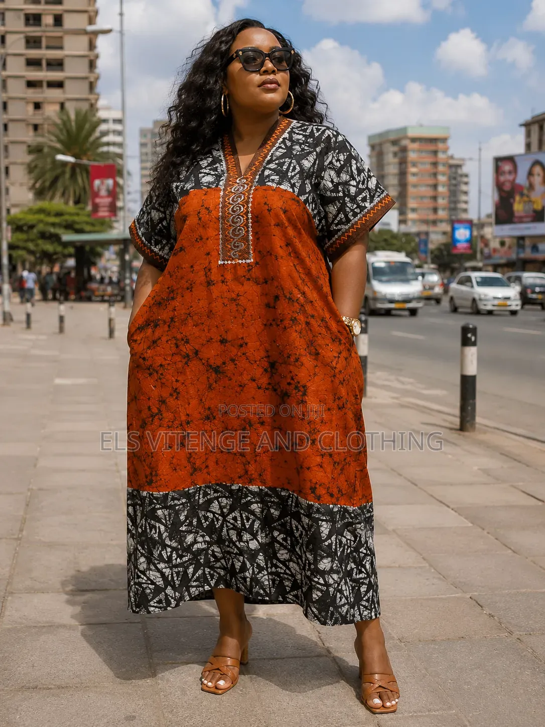 African Embroidered Long Dresses(Batik)