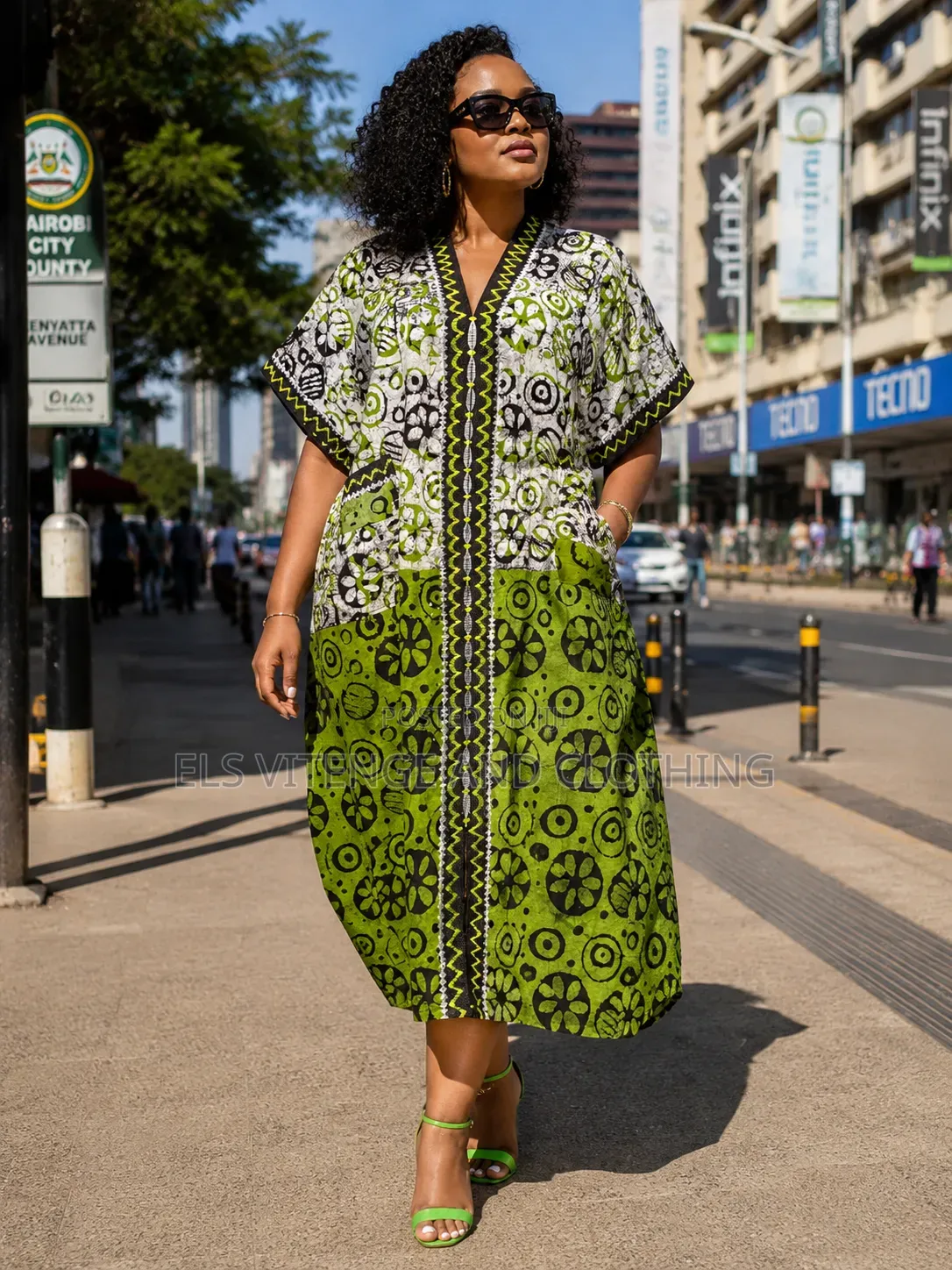 African Embroidered Long Dresses(Batik)