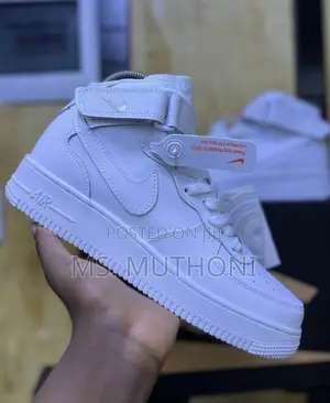 Triple White Air Force 1 Mids Size 37-45