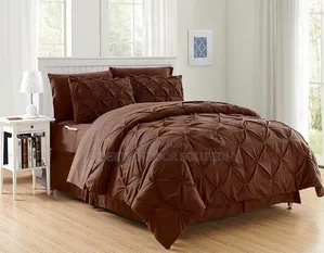 Pinch Pleat Cross Pintuck Duvet Cover Set