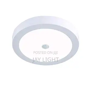Round Surface Mount LED Panel Ceiling Light for Bathroom With Sensor