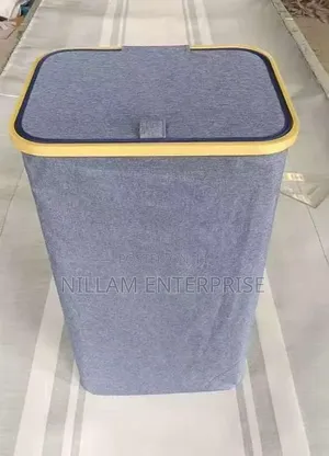 Foldable Laundry Basket With an Inner Bag