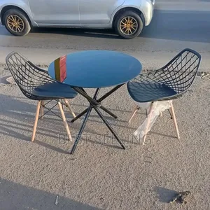 Modern 2 Seater Round Table and Chairs