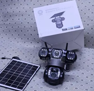 4G Smart Solar CCTV Camera Triple Lens With Mobile App Control