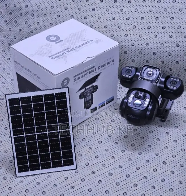 Triple Lens Solar Camera PTZ 4g-3-Screens