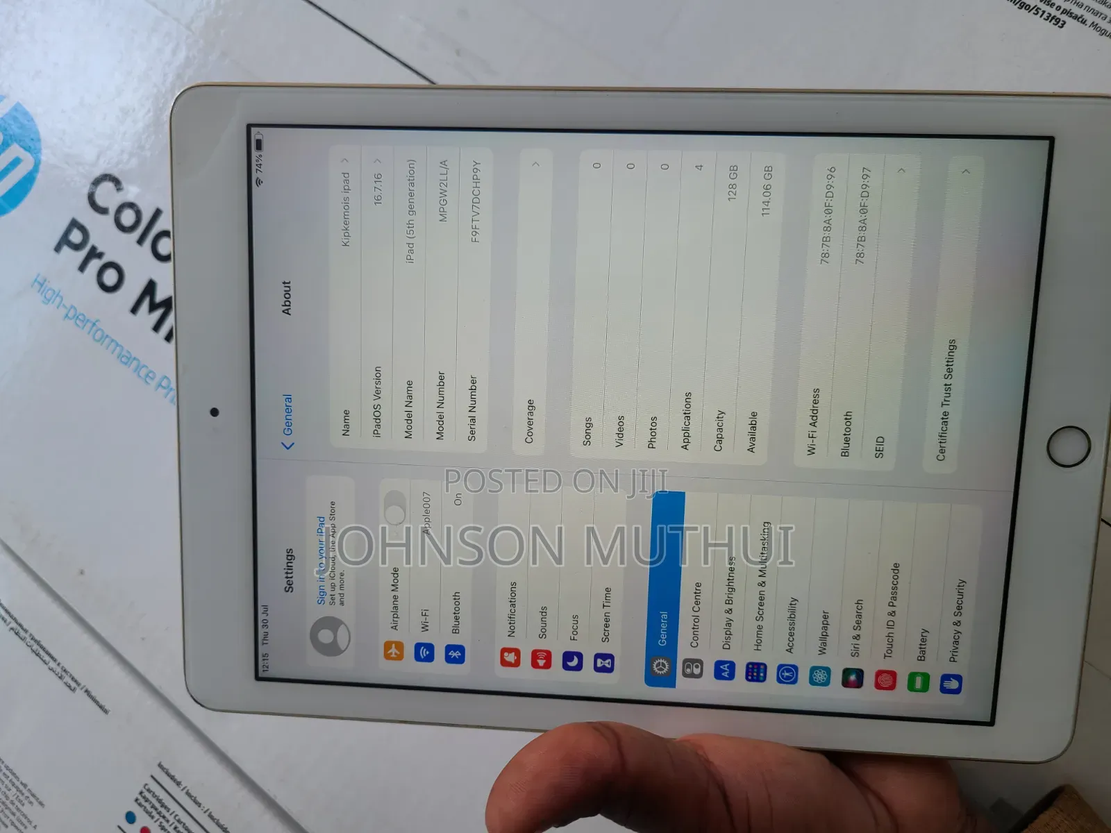 Apple iPad Pro 10.5 (2017) 128 GB Gray