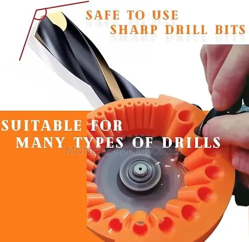 Drill Bit Sharpener Grinder Attachment for 125mm Angle Grinders 2-13mm