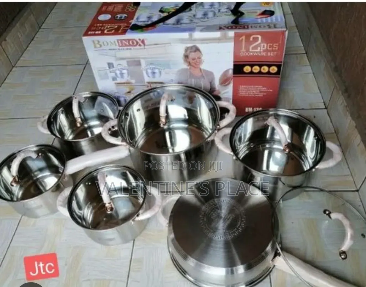 Bominox12pc Stainless Steel Cookware Set