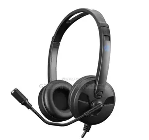 HP DHE-8009 Stereo Headphones 40mm Diameter Noise-Cancelling Mic