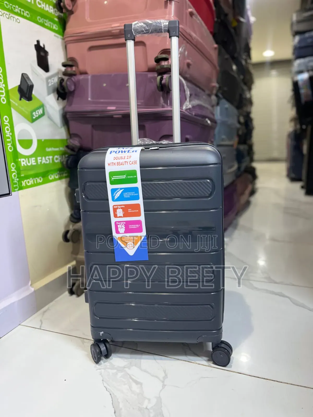 Rubber Traveling Suitcase