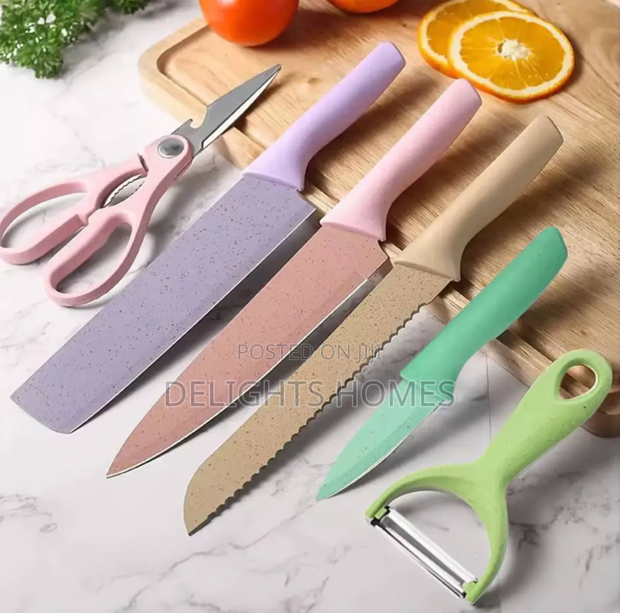 6pcs Corrugated Kitchen Knife Set_ca