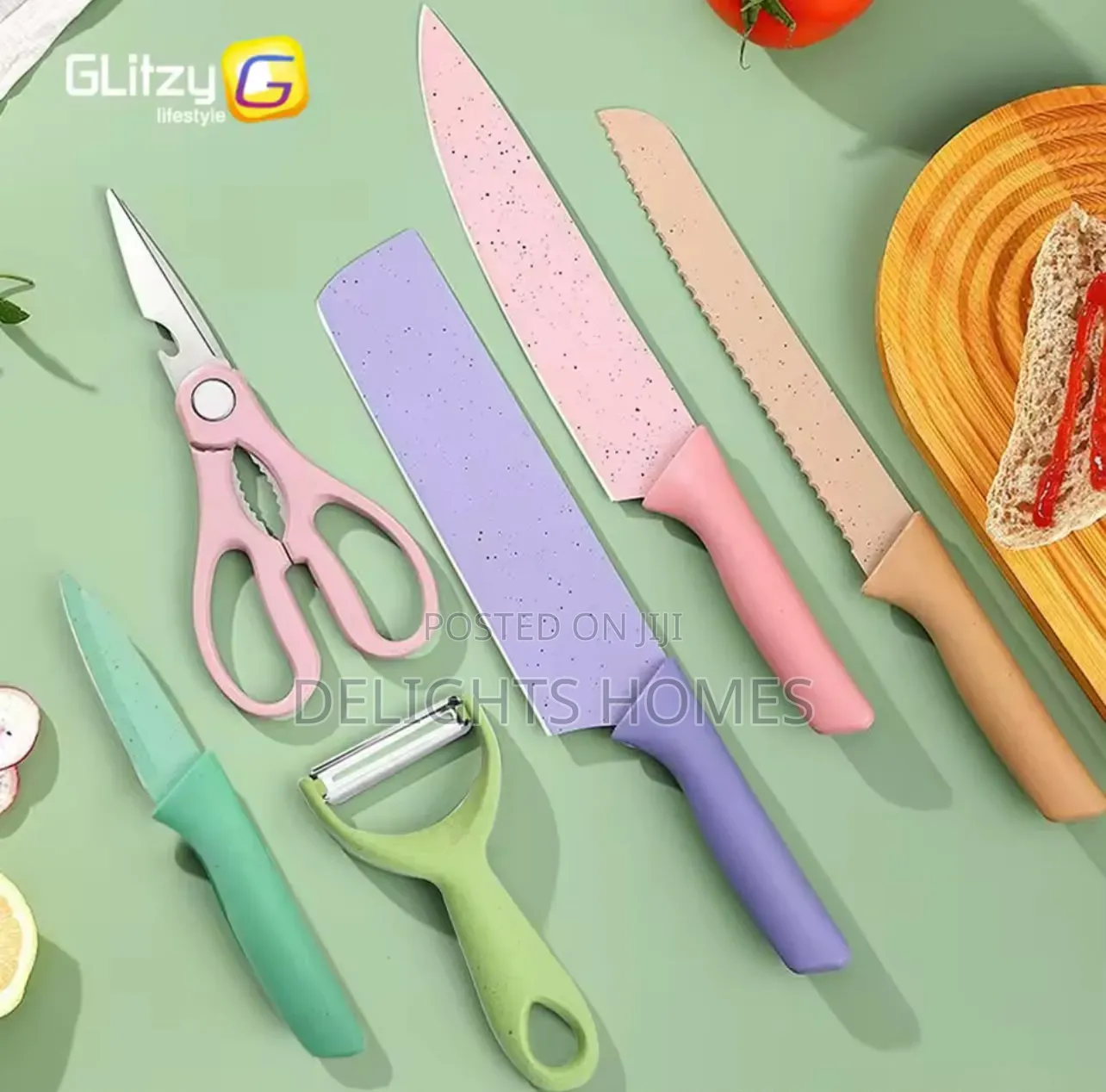 6pcs Corrugated Kitchen Knife Set_ca