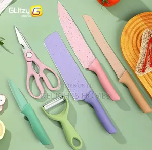 6pcs Corrugated Kitchen Knife Set_ca